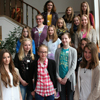 Gruppenfoto der Teilnehmerinnen am Zukunftstag 2013 in der Staatskanzlei