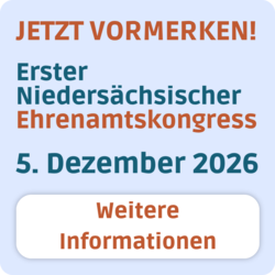 Link auf den Ersten Niedersächsischen Ehrenamtskongress am 5. Dezember 2026