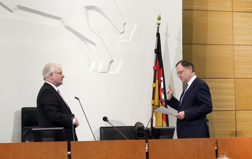 Stephan Weil bei seiner Vereidigung als Niedersächsischer Ministerpräsident
