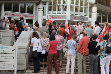 Protestkundgebeung der GEW