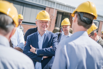 Besuch der Gasunie-Verdichterstation in Achim