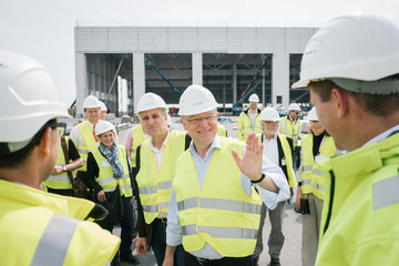 Besuch in der Windanlagenfabrik von Siemens Gamesa in Cuxhaven