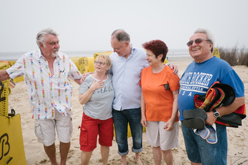 Im Gespräch mit Urlaubern in Cuxhaven