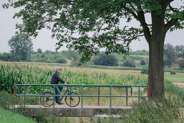 Mit dem Fahrrad unterweg