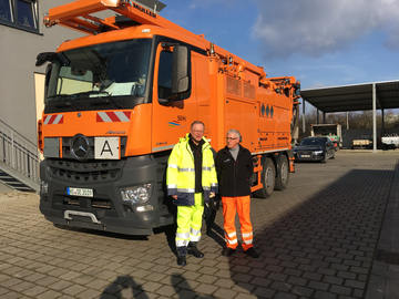 Ministerpräsident Weil bei der Stadtentwässerung Hildesheim auf den Weg zum Arbeitseinsatz