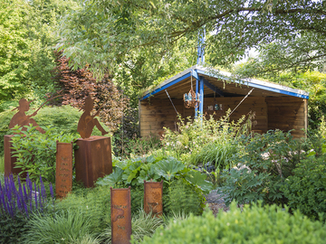 Sommerreise 2018, Mustergarten im Park der Gärten