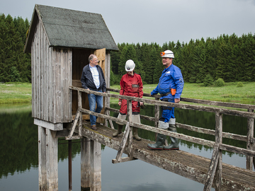 Striegelhäuschen am Zellerfelder Kunstgraben im Harz