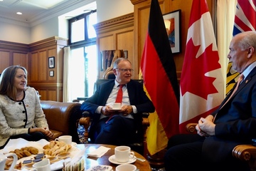 Intensiver Austausch mit Landtagspräsidentin Dr. Andretta und dem kanadischen Premier John Horgan in Victoria