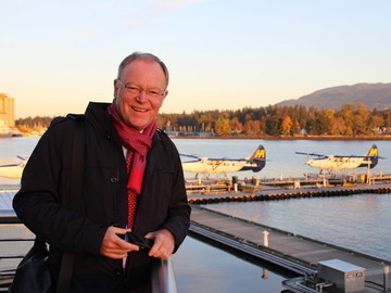 Mit dem Wassertaxi nach Victoria zu Gesprächen mit Mitgliedern der Regierung von British Columbia.