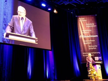 Ministerpräsident Stephan Weil hält beim Neujahrsempfang der IHK Osnabrück, Emsland, Grafschaft Bentheim eine Rede