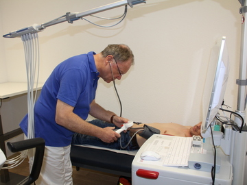 Beim Blutdruckmessen