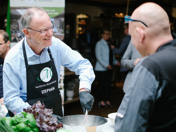 Kochen mit dem Ministerpräsidenten