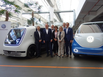 Ministerpräsident Stephan Weil besucht das VW Nutzfahrzeuge-Werk in Hannover/Stöcken (Juni 2019)