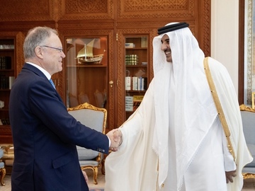Besuch mit einer Wirtschaftsdelegation in Katar (Dezember 2019)