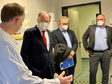 Besuch der Notaufnahme des Agnes-Karll-Krankenhauses in Laatzen (Dezember 2020)