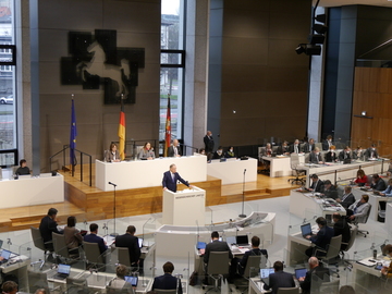 Regierungserklärung des Ministerpräsidenten im Landtag (Januar 2021)