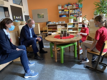 Besuch an der Grundschule Vinnhorst. (September 2021)