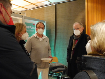 Besuch des Impf- und Testzentrums im TKH Klubb Hannover (Dezember 2021)