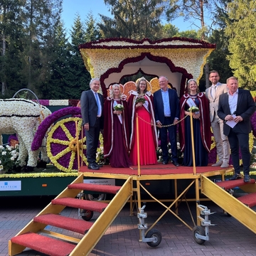 präsident Stephan Weil eröffnet das 70. Blütenfest in Wiesmoor (September 2022)