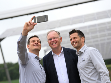 Selfie mit dem Ministerpräsidenten