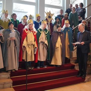 Empfang der Sternsinger des Bistums Osnabrück (Januar 2025)
