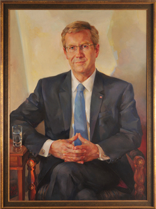 Christian Wulff, Niedersächsischer Ministerpräsident 2003 - 2010; Künstler: Christoph Wetzel