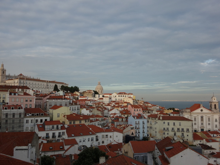 Blick auf Lissabon