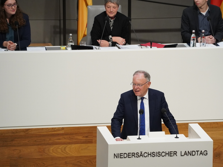 Regierungserklärung von Stephan Weil zur konstituierenden Sitzung des Landtags