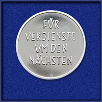Verdienstmedaille für vorbildliche Verdienste um den Nächsten (Rückseite)