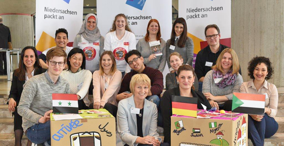 Ehrenamtlich Tätige vom Bündnis "Niedersachsen packt an"