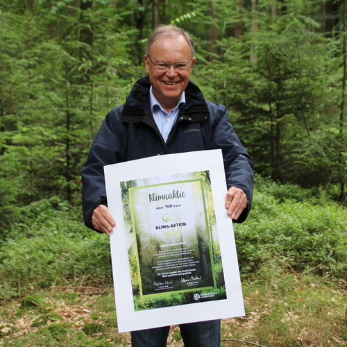 Stephan Weil mit Klimaaktie