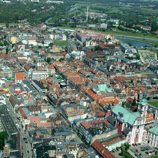 Blick auf die Posener Altstadt