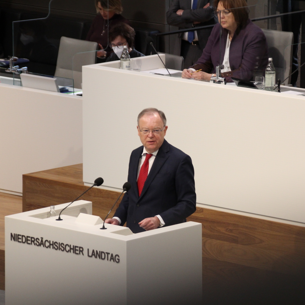 "Niedersachsen in der dritten Welle" – Regierungserklärung von Ministerpräsident Stephan Weil