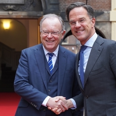 Ministerpräsident Stephan Weil mit Niederlands Premierminister Mark Rutte