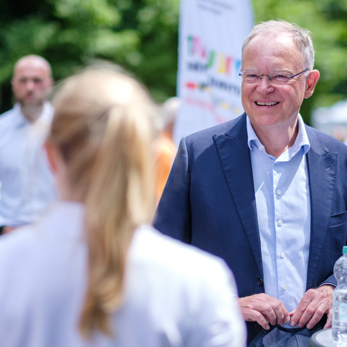 Ministerpräsident Stephan Weil (2022), Bildnachweis: Niedersächsische Staatskanzlei/Ole Spata