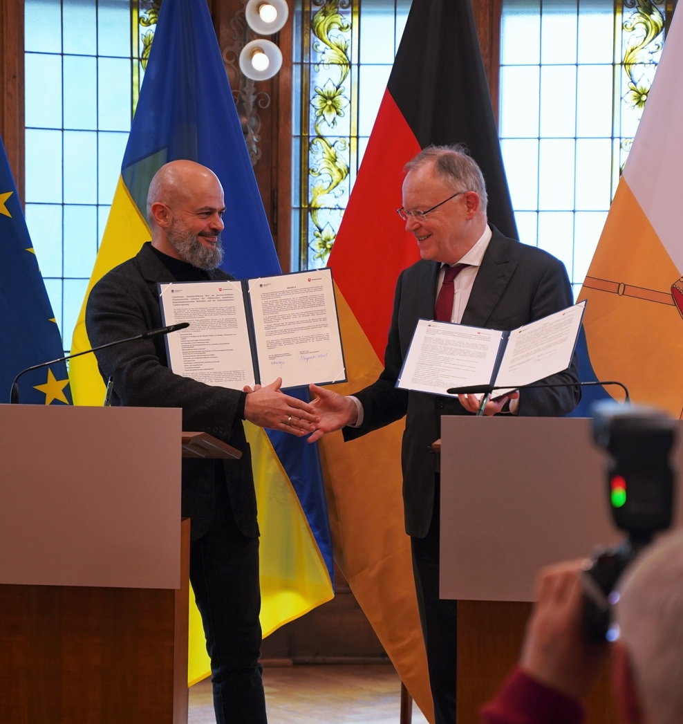 Partnerschaftsabkommen zwischen dem Land Niedersachsen und der ukrainischen Oblast Mykolajiw unterzeichnet